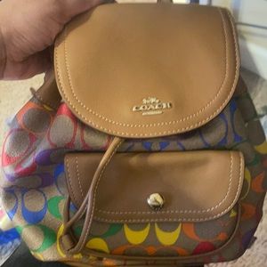 Coach small backpack